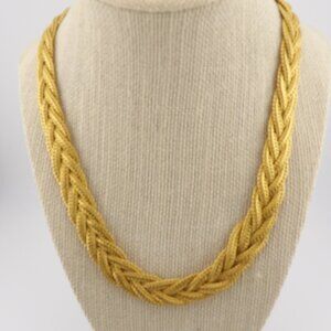 Vintage Napier Braided Collar Necklace
